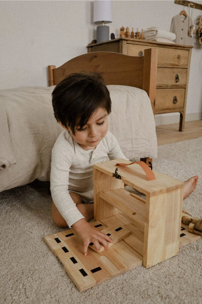 Ensemble de parking portable QToys