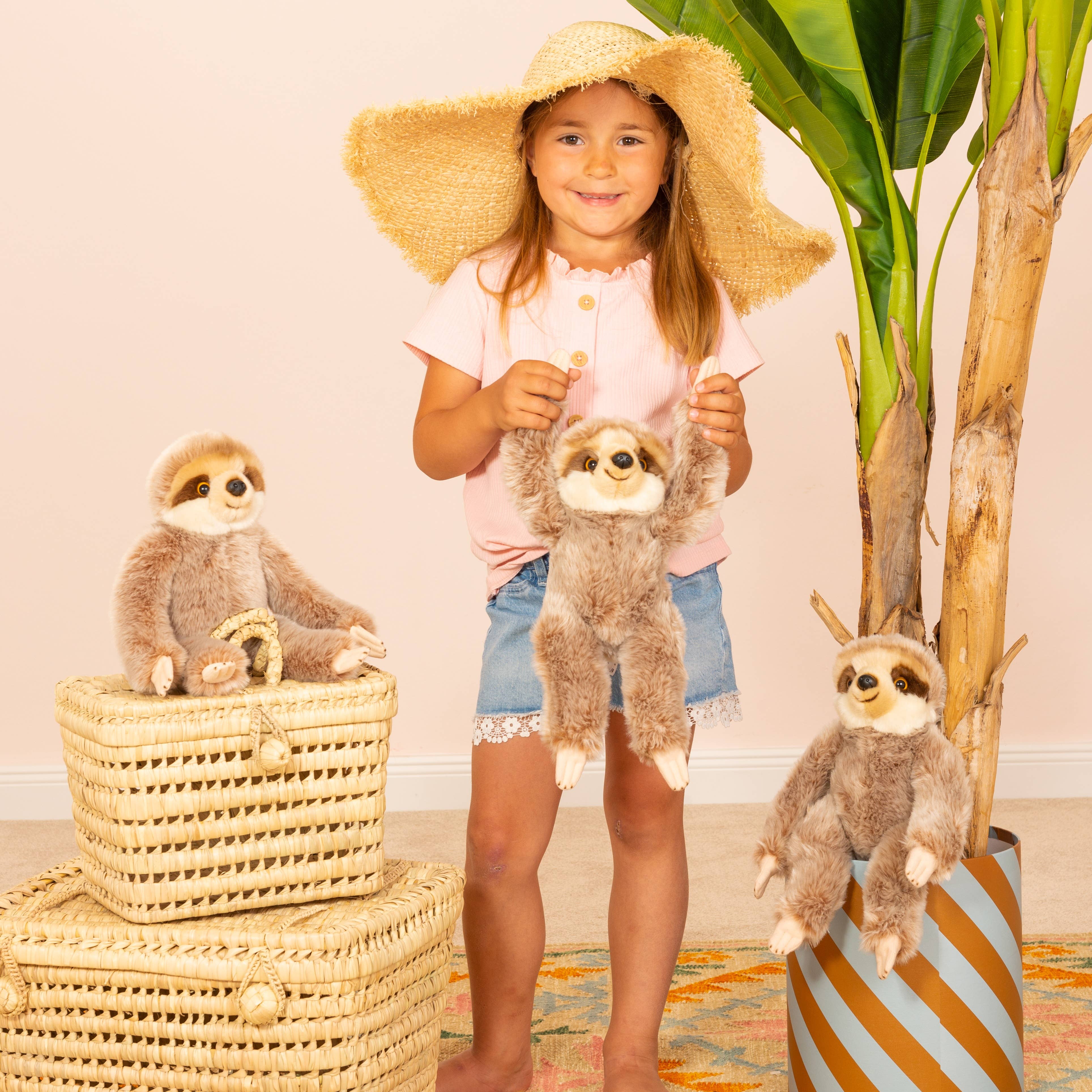 Sloth 22 cm - peluche - peluche  Teddy Hermann Sloth 22 cm - peluche - peluche myplayground
