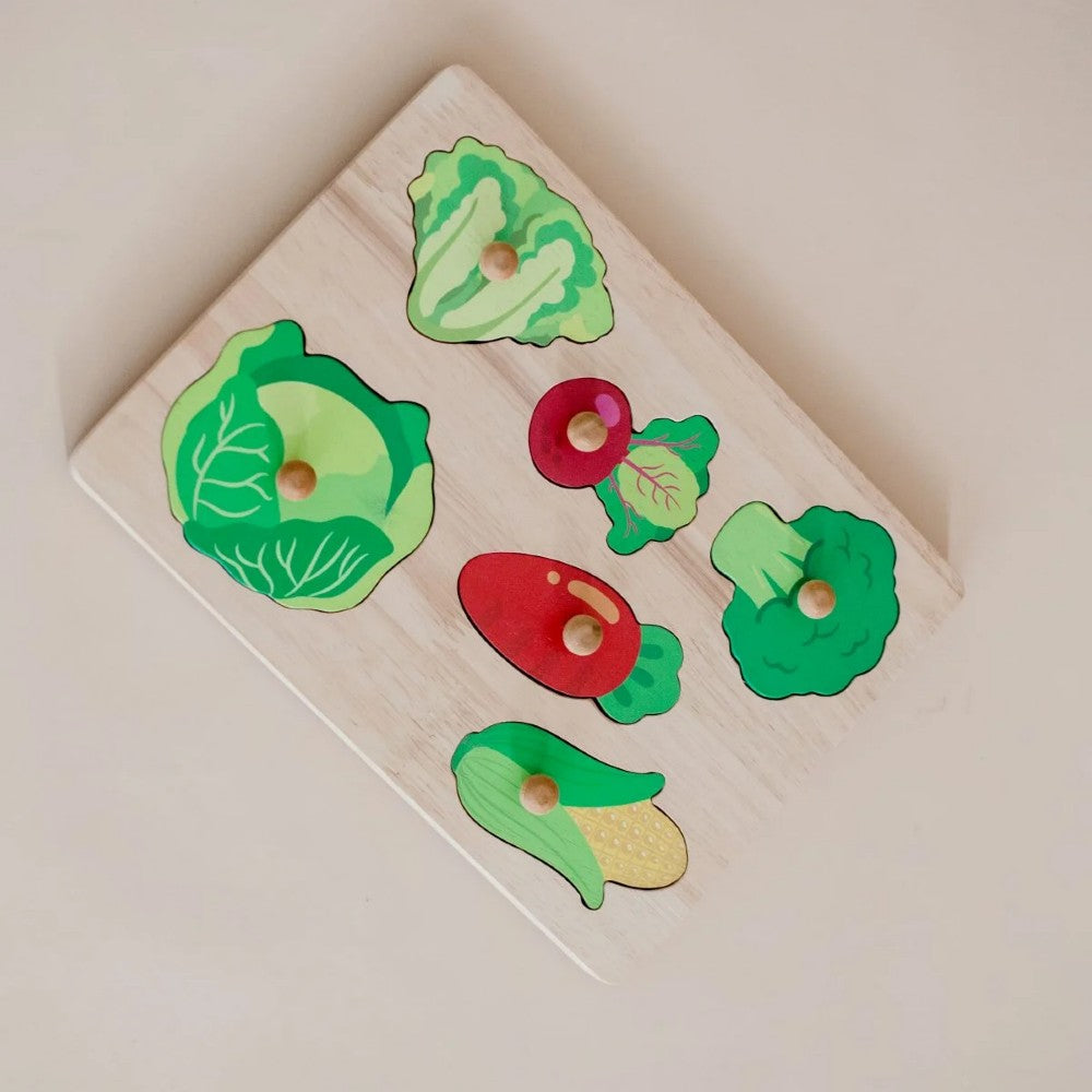 Puzzle Vegetable Knob  QToys USA  myplayground