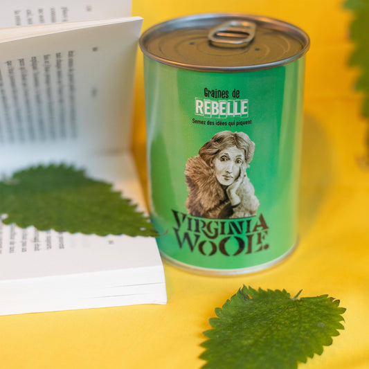 Kit à semer "Virgina Woolf" Fabriqué en france, en collab av
