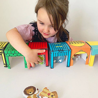 Boîte créative Mini Explorers Zoo - Jeu éducatif pour enfant