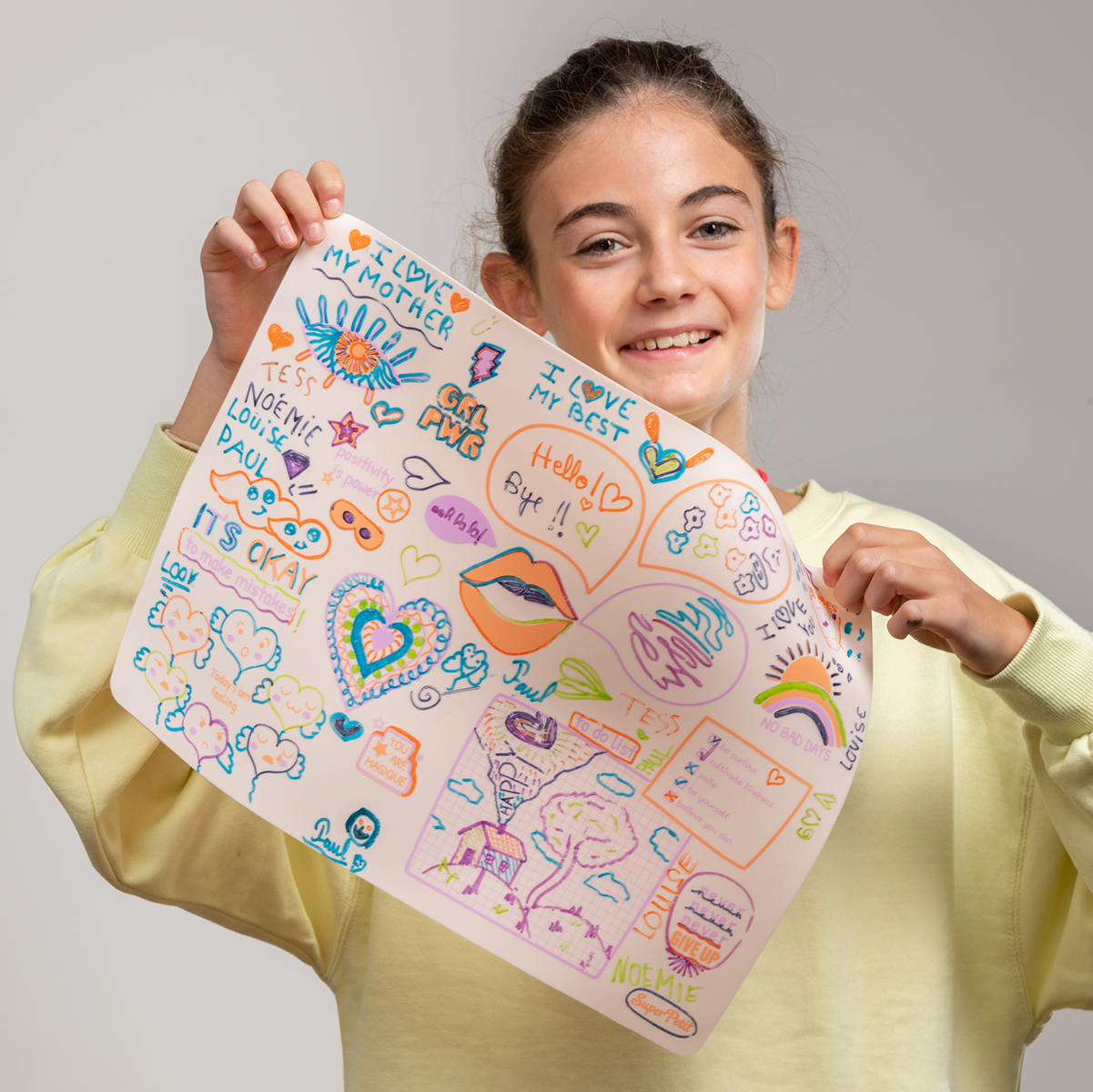 Set de bureau "feelgood" pour adolescentes  SuperPetit Set de bureau "feelgood" pour adolescentes myplayground