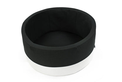 Ball-Pit Round Eco Black 90x40cm (+200 balles)