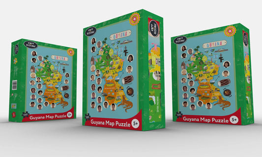 Puzzle cartographique de la Guyane - Jeu educatif pour enfant