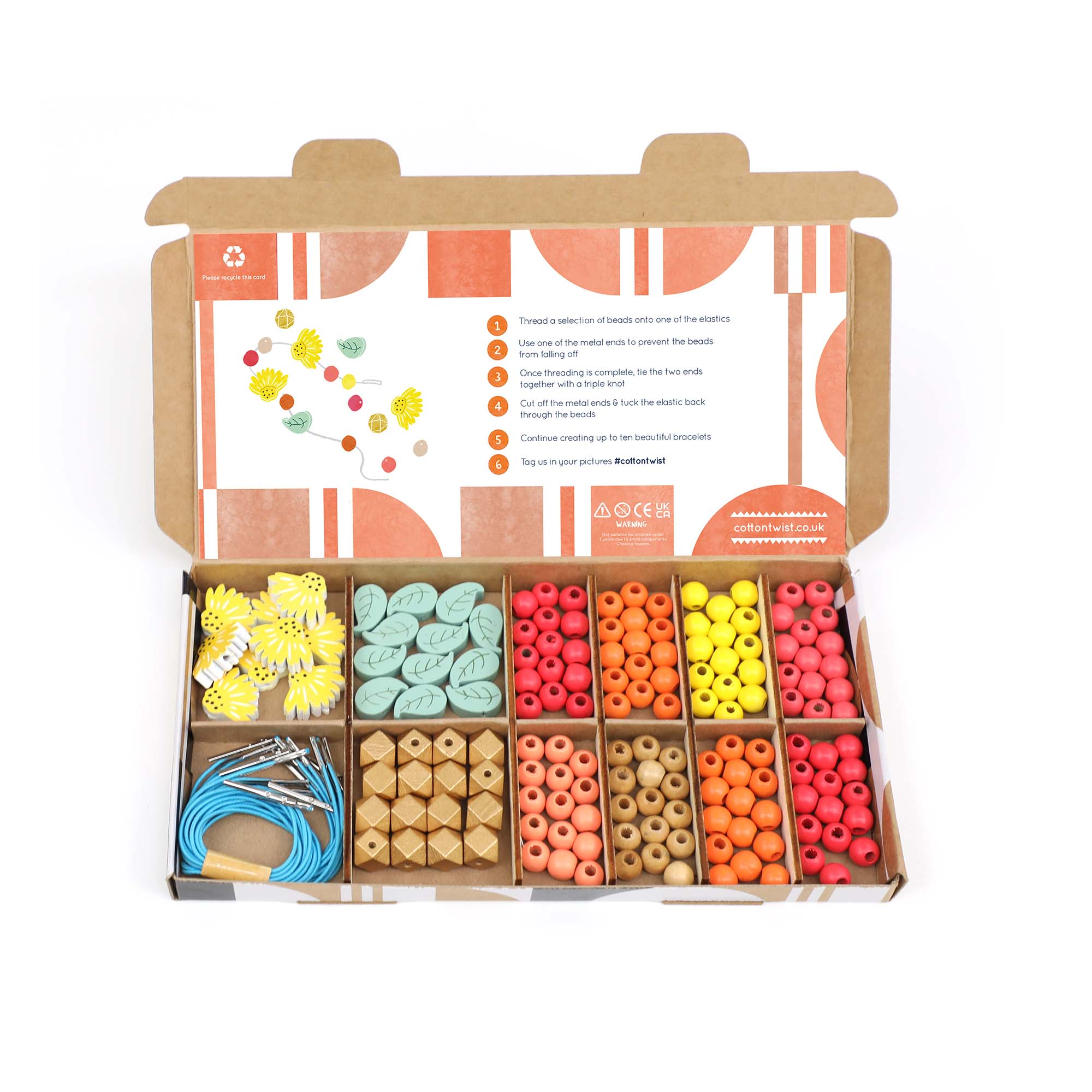Kit de fabrication de bracelets de festival  Cotton Twist Kit de fabrication de bracelets de festival myplayground