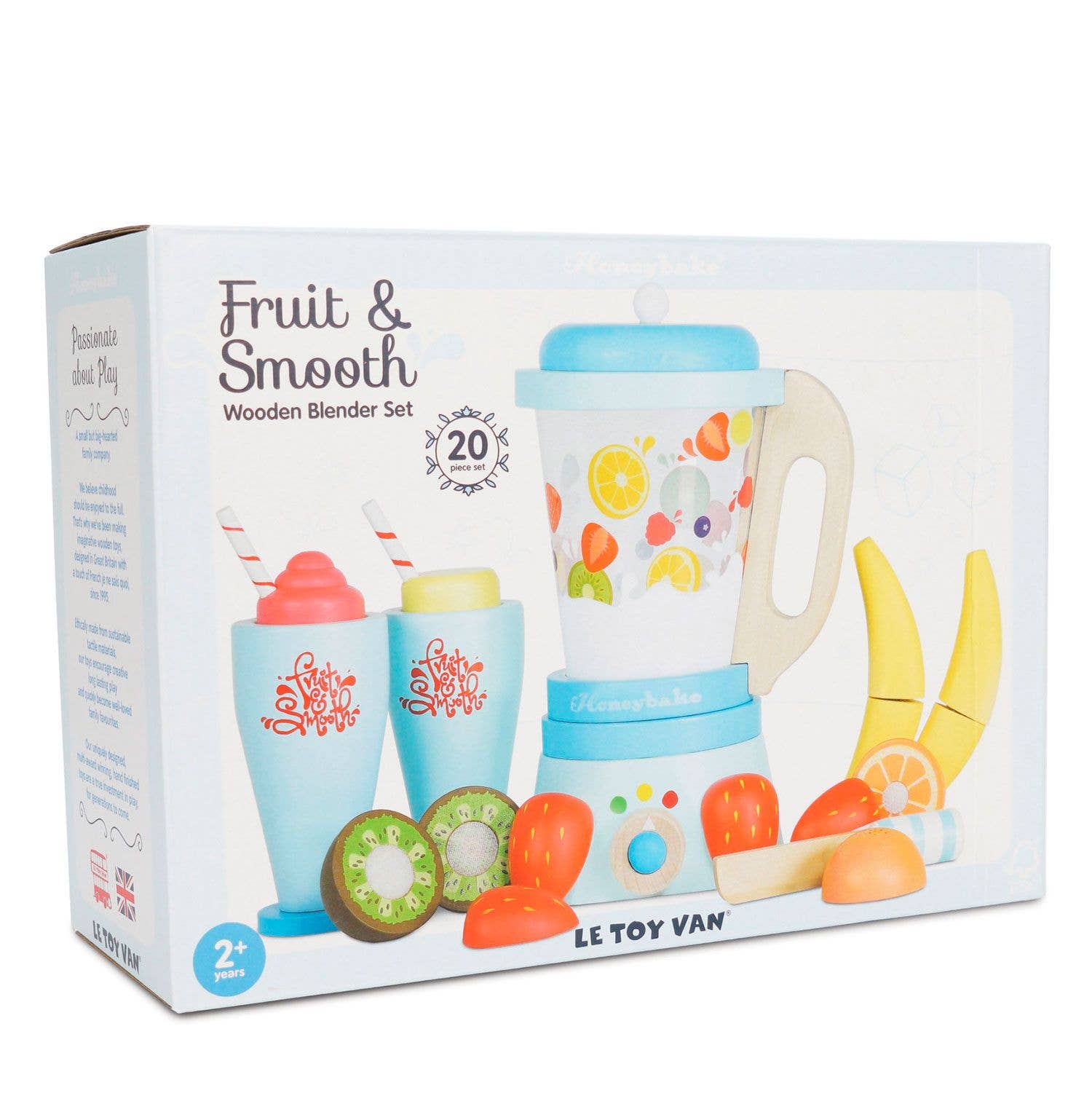 Ensemble de mixeurs Fruit Smoothy - Jeu sensoriel enfant  Le Toy Van Ensemble de mixeurs Fruit Smoothy - Jeu sensoriel enfant myplayground