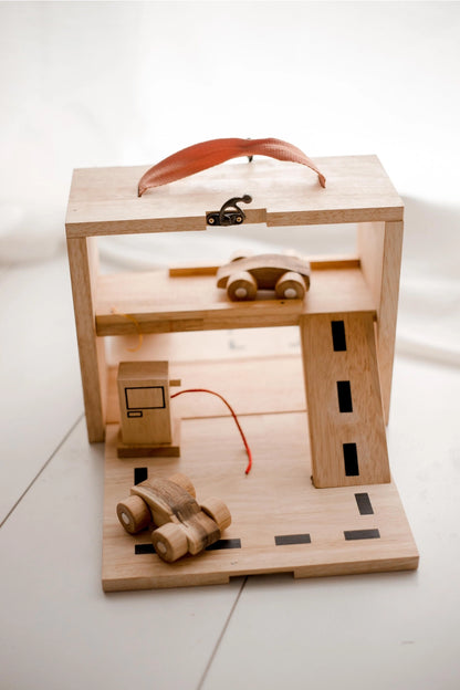Ensemble de parking portable QToys