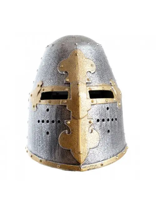 SUPERBE CASQUE TEMPLIER - Jeu de Rôle Médiéval pour Enfants
