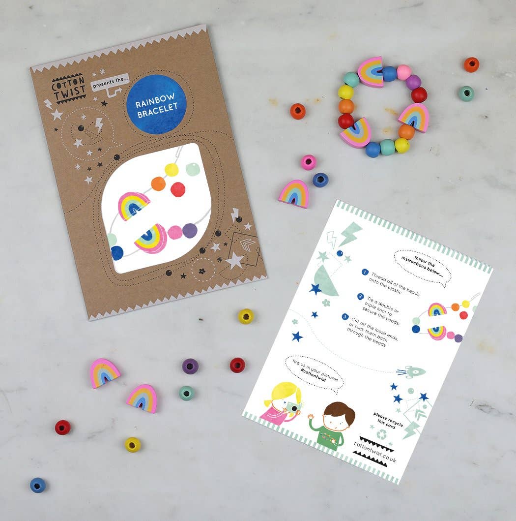 Faites votre propre bracelet arc-en-ciel  Cotton Twist  myplayground