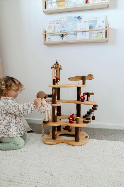 Set de jeu de cabane dans les arbres à trois niveaux
