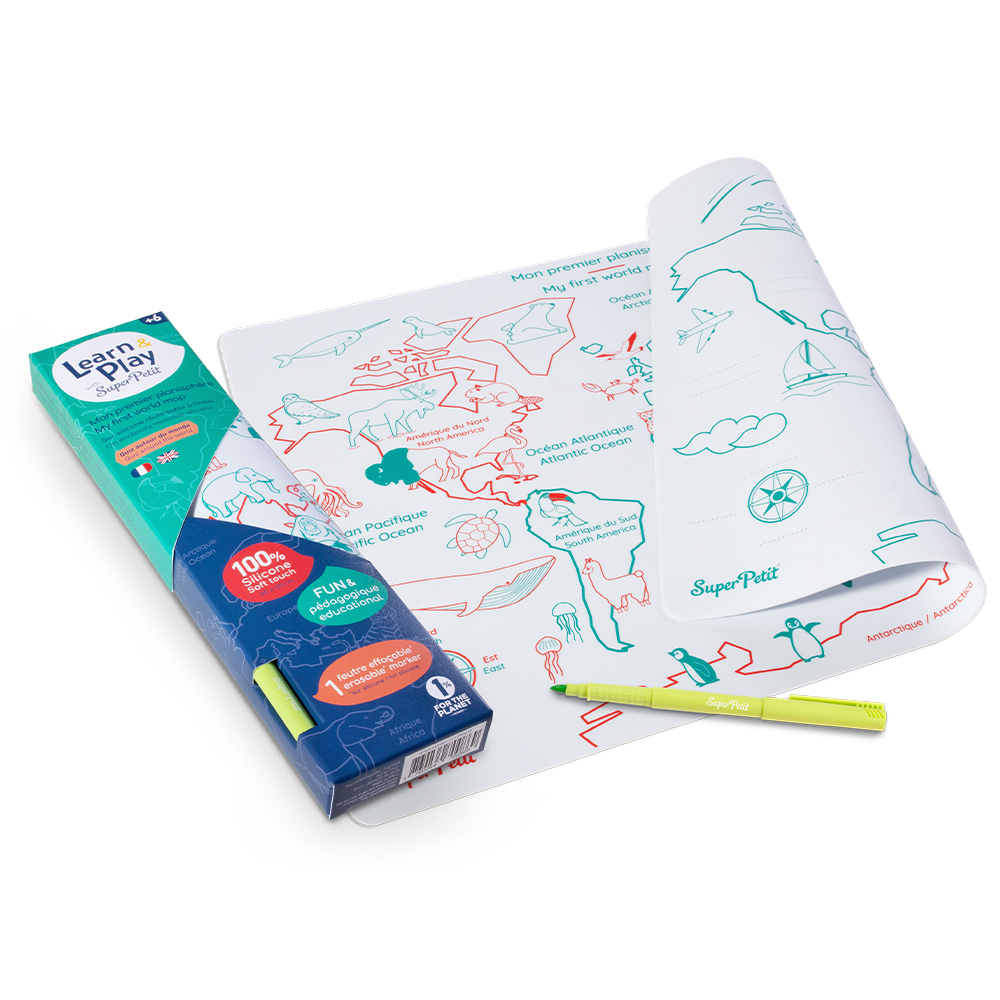 Set WORLD MAP  SuperPetit Set WORLD MAP myplayground