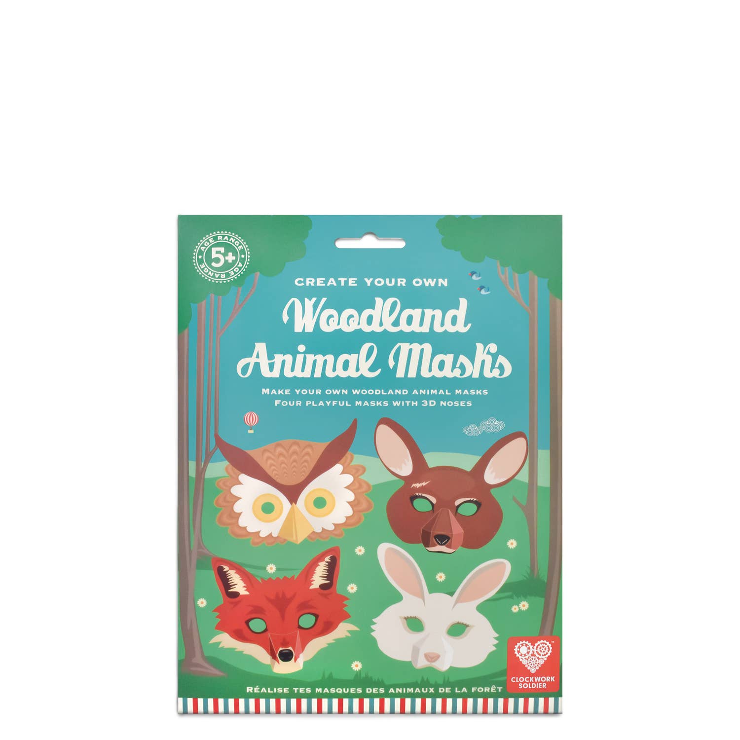 Créez vos propres masques d'animaux des bois  Clockwork Soldier Créez vos propres masques d'animaux des bois myplayground