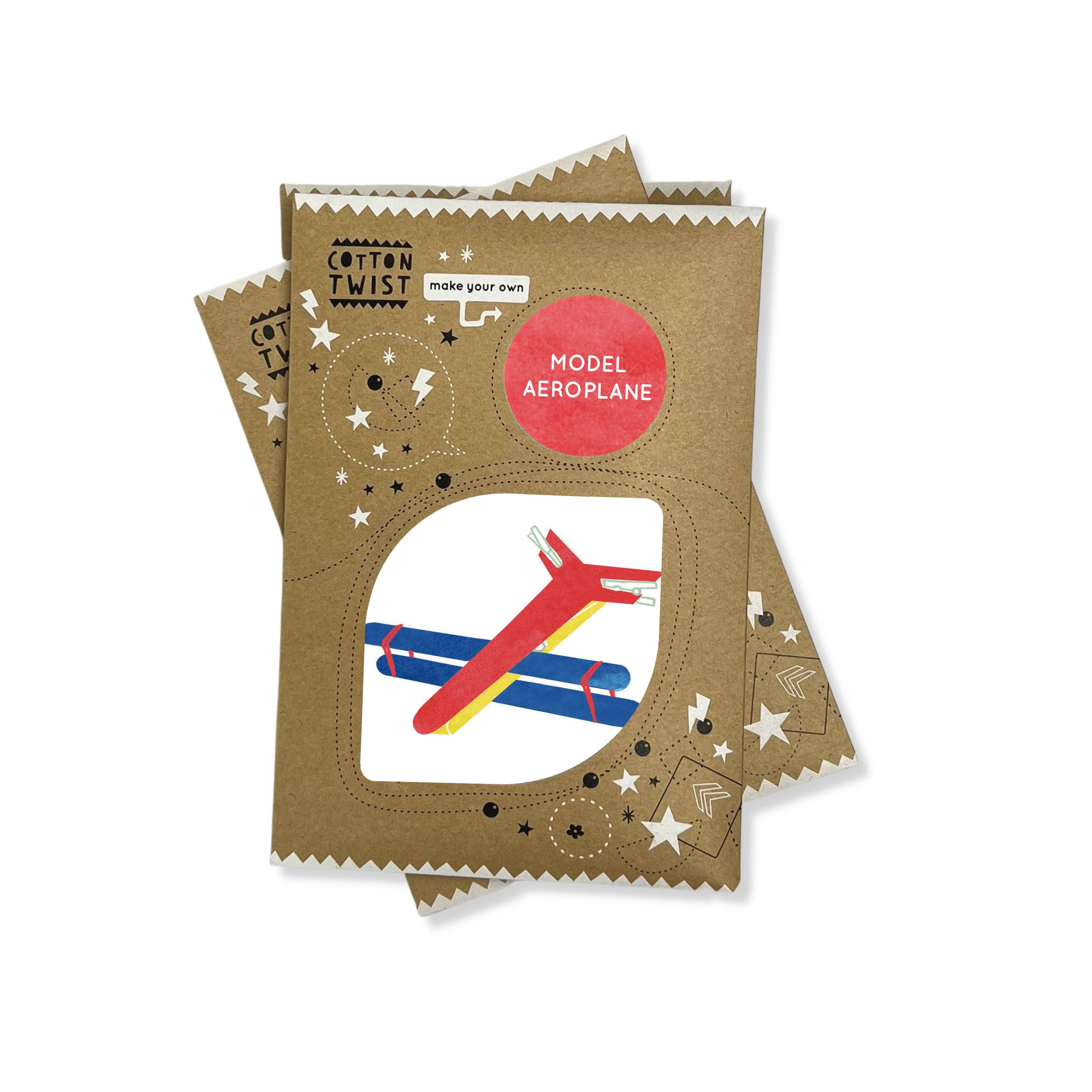 Faites votre propre modèle d'avion  Cotton Twist Faites votre propre modèle d'avion myplayground
