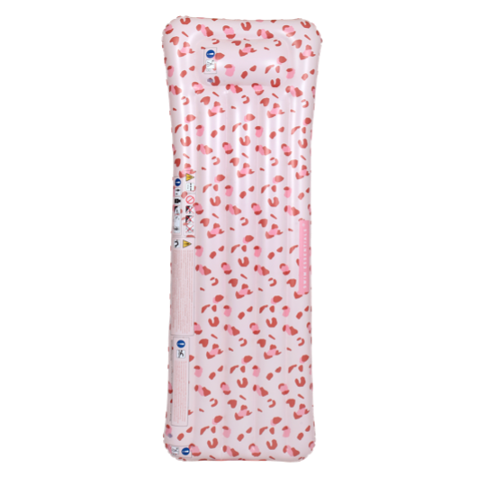 Matelas gonflable imprimé léopard rose clair - Swim Essentials  Swim Essentials Matelas gonflable imprimé léopard rose clair - Swim Essentials myplayground