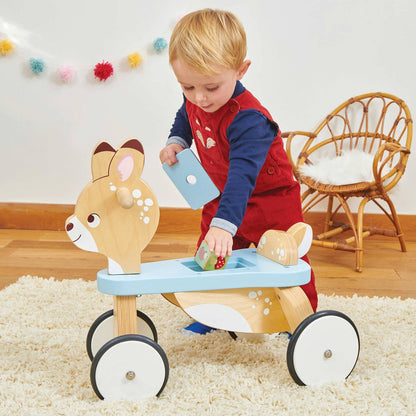 Véhicule coulissant Deer - Jeu sensoriel enfant ( 1 an et + )