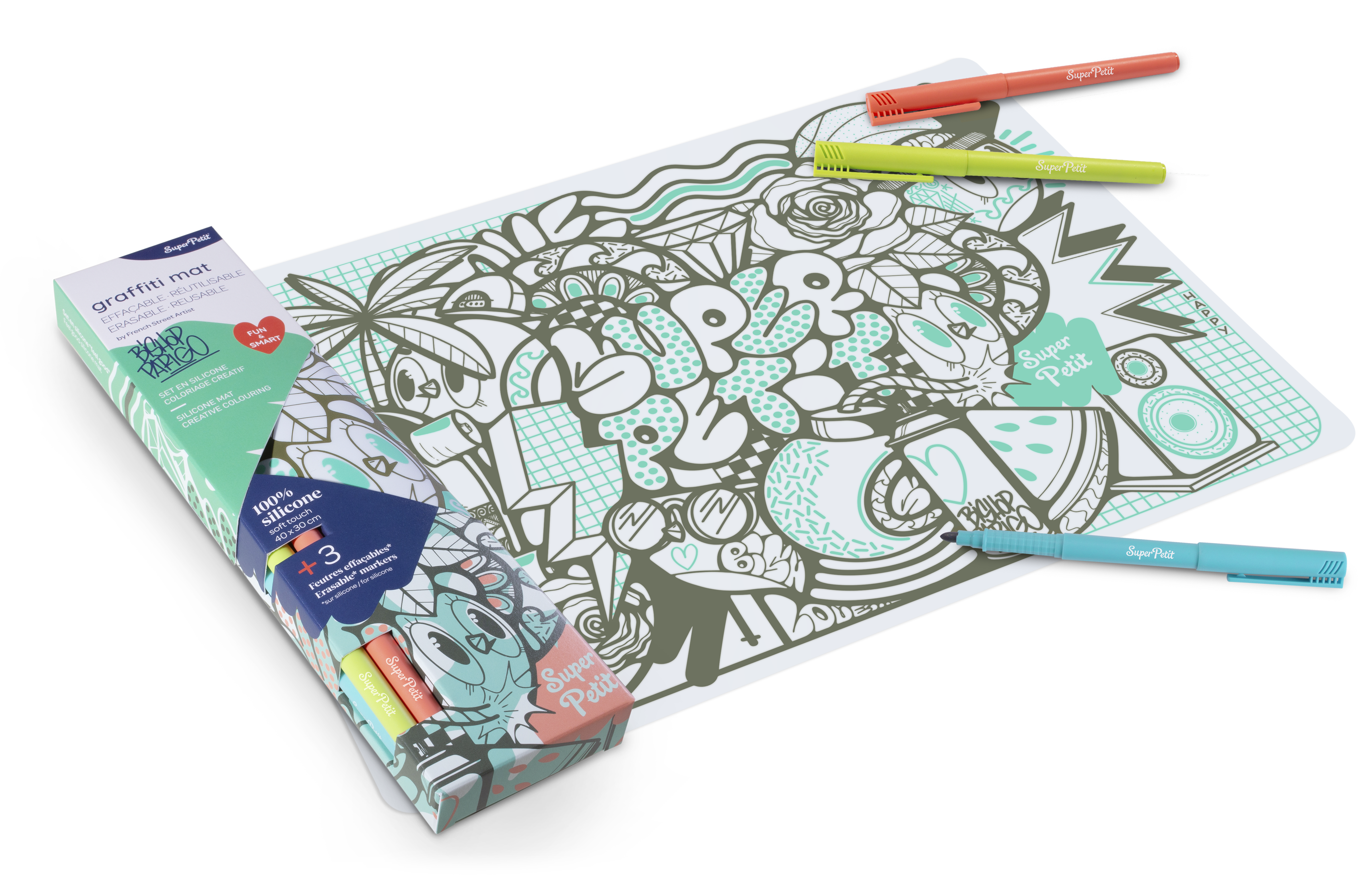 Set de Coloriage SuperPetit x BISHOPPARIGO 🌍 - Kit Créatif  SuperPetit Set de Coloriage SuperPetit x BISHOPPARIGO 🌍 - Kit Créatif myplayground