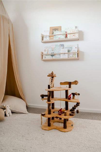 Set de jeu de cabane dans les arbres à trois niveaux