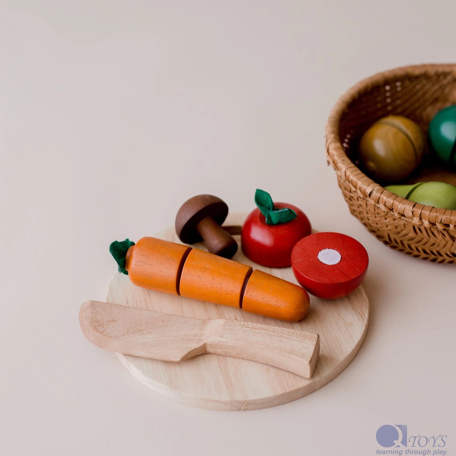 Corbeille à fruits colorée  QToys USA Corbeille à fruits colorée myplayground
