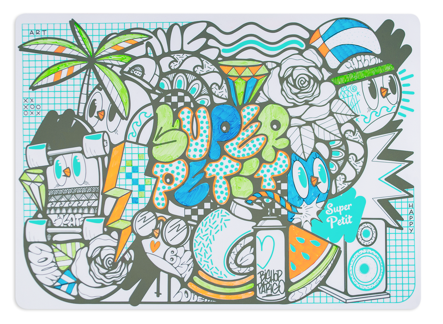 Set de Coloriage SuperPetit x BISHOPPARIGO 🌍 - Kit Créatif  SuperPetit Set de Coloriage SuperPetit x BISHOPPARIGO 🌍 - Kit Créatif myplayground