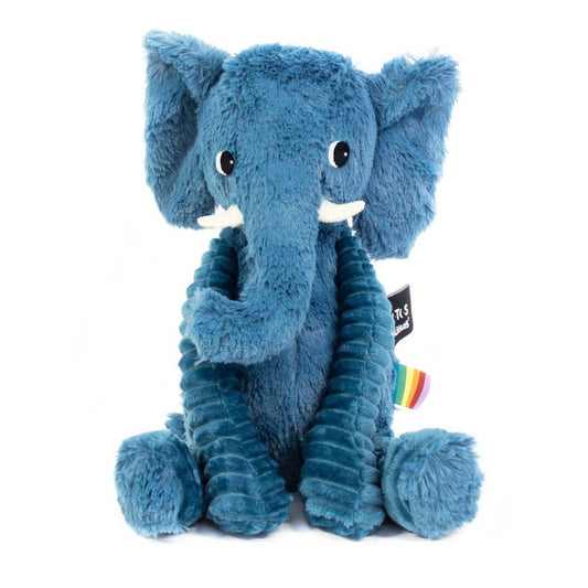 Peluche Les Ptipotos - Bleu éléphant