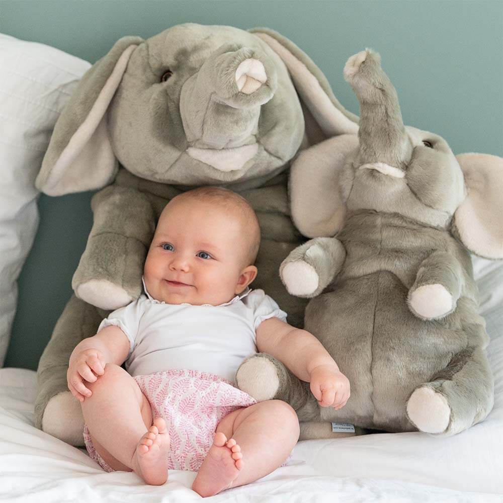 Ma peluche Éléphant Basile - La Pelucherie  La Pelucherie Ma peluche Éléphant Basile - La Pelucherie myplayground