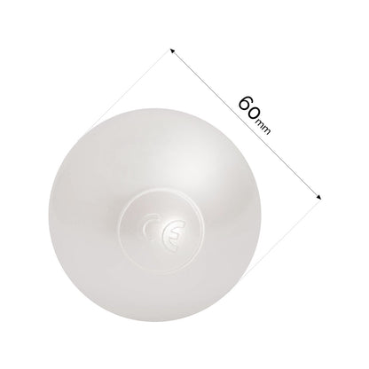PLUSH NEST - Misioo - Boules de piscine à balles, 6 cm, lot de 200 pcs : perle, argent, perle bleu clair