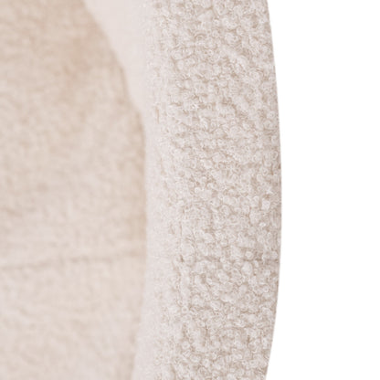 PLUSH NEST - Misioo - Piscine à balles, ronde, 90x30 cm, agneau crème (+ 200 boules or, perle, transparentes)