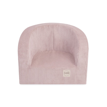 PLUSH NEST - Misioo - Fauteuil, rose clair, velours côtelé premium