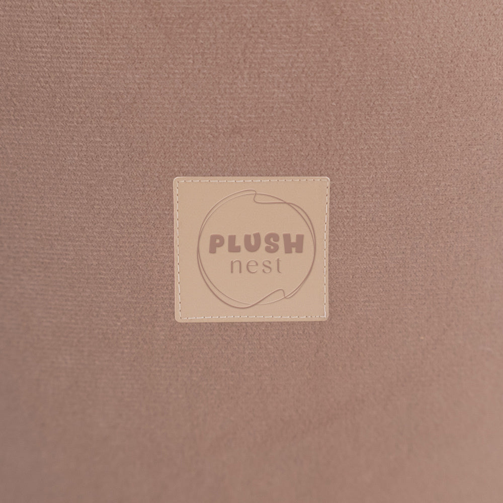 PLUSH NEST - Misioo - Piscine à balles, or, ronde, velours, 90x30, 200 boules : or, transparentes, perle  Misioo  myplayground