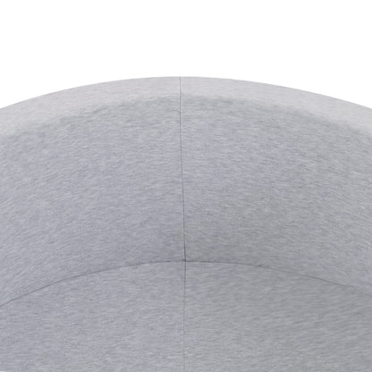PLUSH NEST - Misioo - Piscine à balles, gris clair, ronde, coton, 90x30, 200 boules : bleu, jaune, rouge, vert