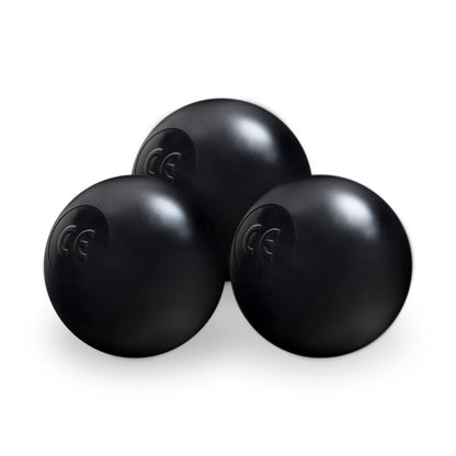 PLUSH NEST - Misioo - Boule de piscine à balles, 6 cm, noire