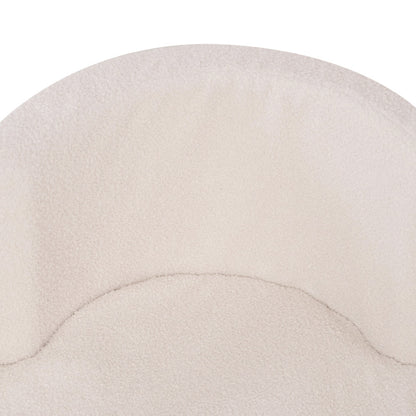 PLUSH NEST - Misioo - Piscine à balles avec tapis, 95x30 cm, agneau crème (+ 200 boules or, perle, transparentes), Floral Fun Zone