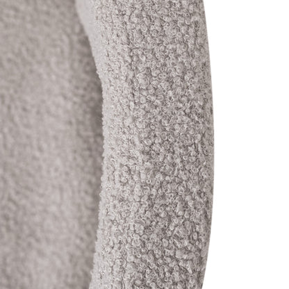 PLUSH NEST - Misioo - Piscine à balles avec tapis, 95x30 cm, agneau gris (+ 200 boules argent, perle, transparentes), Floral Fun Zone