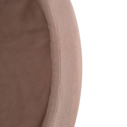 PLUSH NEST - Misioo - Piscine à balles, 90x30 cm, ronde, or (beige), velours, velours