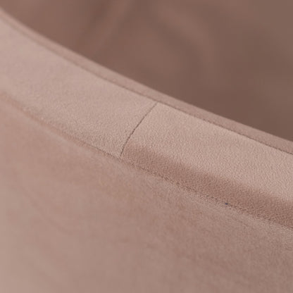 PLUSH NEST - Misioo - Piscine à balles, 90x30 cm, ronde, or (beige), velours, velours