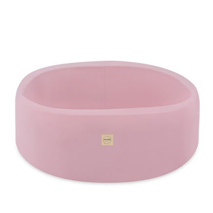 PLUSH NEST - Misioo - Piscine à balles, 90x30 cm, ronde, rose, coton, Smart