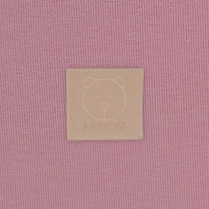 PLUSH NEST - Misioo - Piscine à balles, 90x30 cm, ronde, rose, coton, Smart