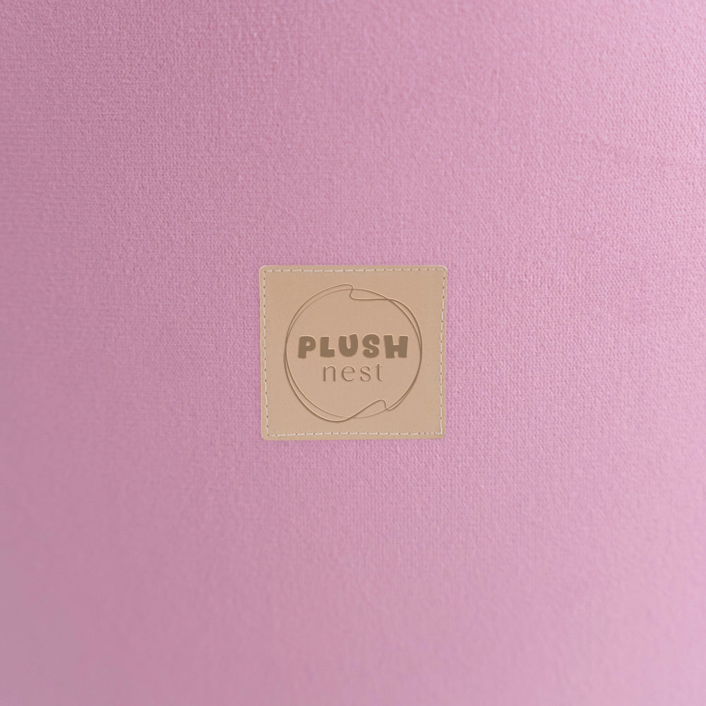 PLUSH NEST - Misioo - Piscine à balles, 90x30 cm, ronde, rose, velours, velours  Misioo PLUSH NEST - Misioo - Piscine à balles, 90x30 cm, ronde, rose, velours, velours myplayground