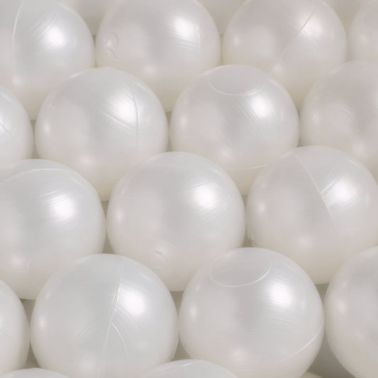 PLUSH NEST - Misioo - Boule de piscine à balles, 6 cm, perle