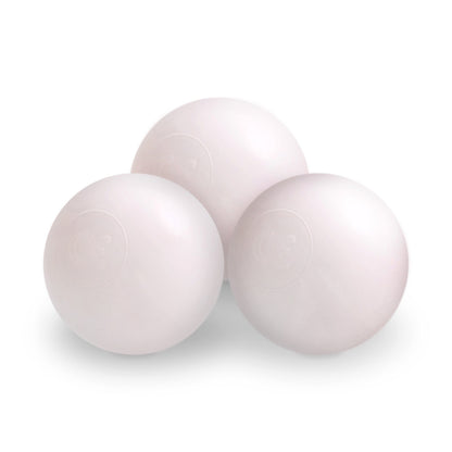 PLUSH NEST - Misioo - Boule de piscine à balles, 6 cm, perle rose clair