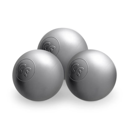 PLUSH NEST - Misioo - Boule de piscine à balles, 6 cm, argent