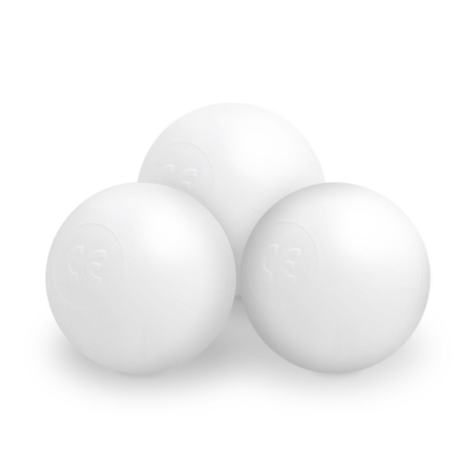 PLUSH NEST - Misioo - Boule de piscine à balles, 6 cm, blanche  Misioo PLUSH NEST - Misioo - Boule de piscine à balles, 6 cm, blanche myplayground