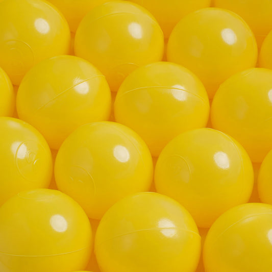 PLUSH NEST - Misioo - Boule de piscine à balles, 6 cm, jaune