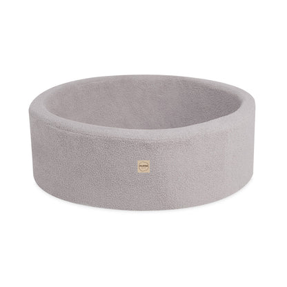 PLUSH NEST - Misioo - Piscine à balles, ronde, 90x30 cm, agneau gris