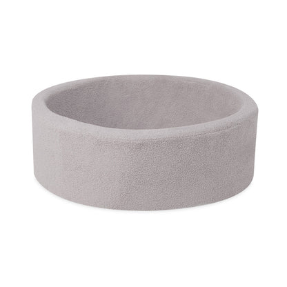 PLUSH NEST - Misioo - Piscine à balles, ronde, 90x30 cm, agneau gris