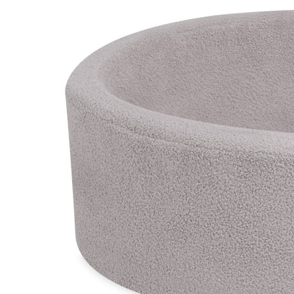 PLUSH NEST - Misioo - Piscine à balles, ronde, 90x30 cm, agneau gris