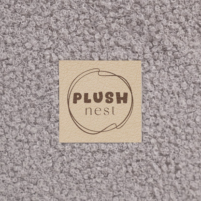 PLUSH NEST - Misioo - Piscine à balles, ronde, 90x30 cm, agneau gris
