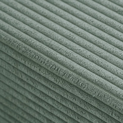 Matelas Foldie large avec appui-tête - Velours côtelé vert premium - PLUSH NEST