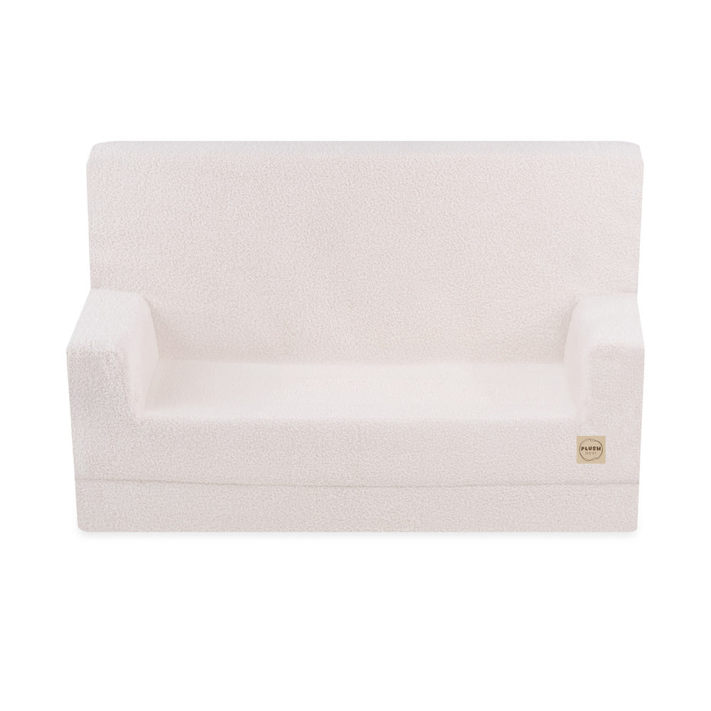 Canapé Foldie avec accoudoirs - Agneau crème - PLUSH NEST  Misioo Canapé Foldie avec accoudoirs - Agneau crème - PLUSH NEST myplayground