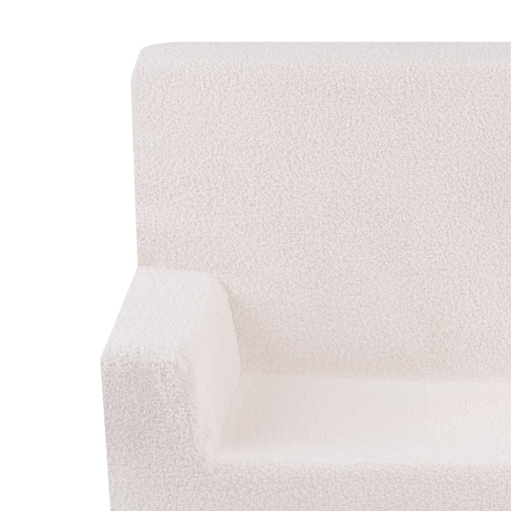 Canapé Foldie avec accoudoirs - Agneau crème - PLUSH NEST  Misioo Canapé Foldie avec accoudoirs - Agneau crème - PLUSH NEST myplayground